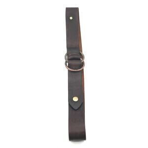 Vintage Rikes Genuine Weathered Leather Belt‎ Unique Mens Size 36